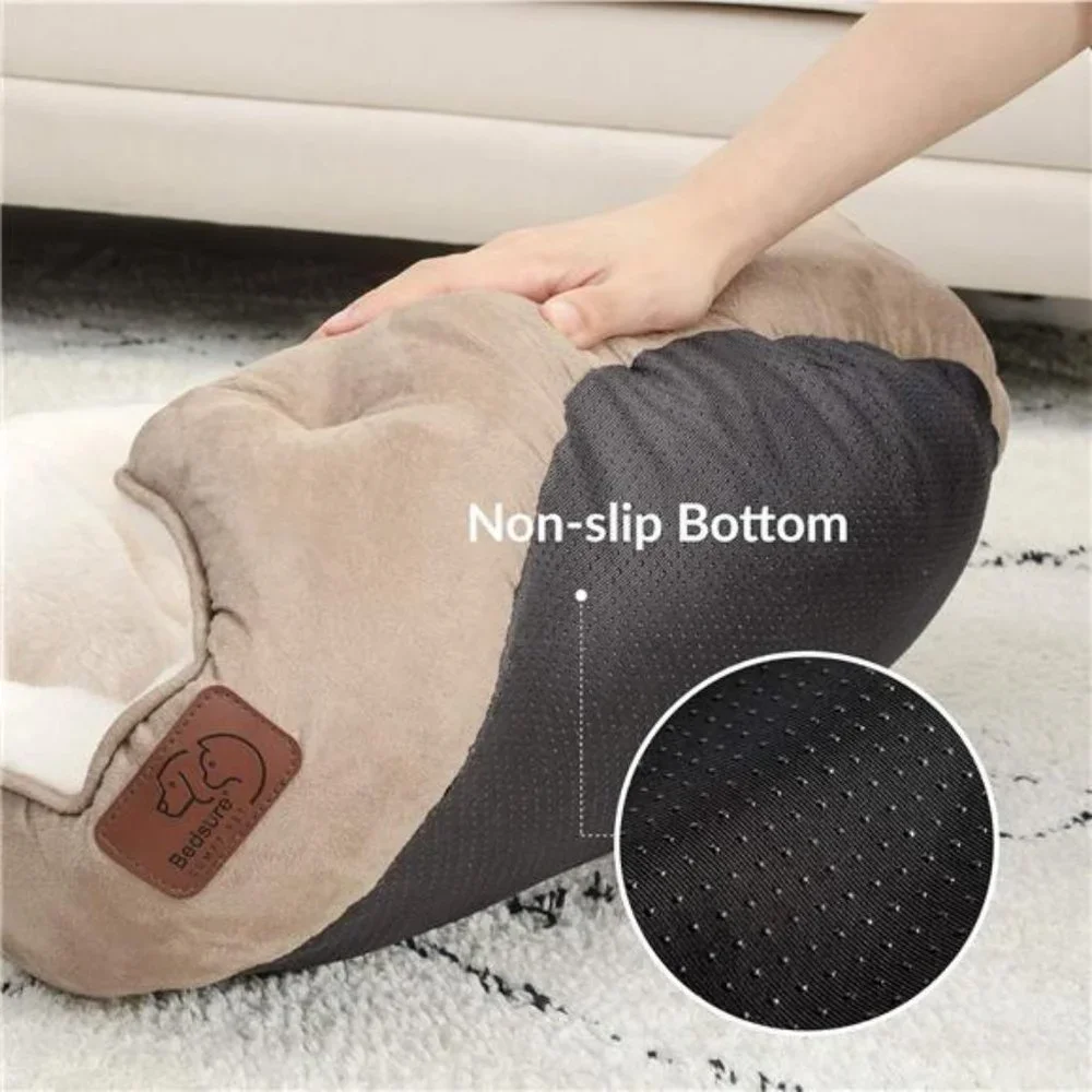 Dog Beds for Small Dogs - Round Cat Beds for Indoor Cats, Washable Pet Bed